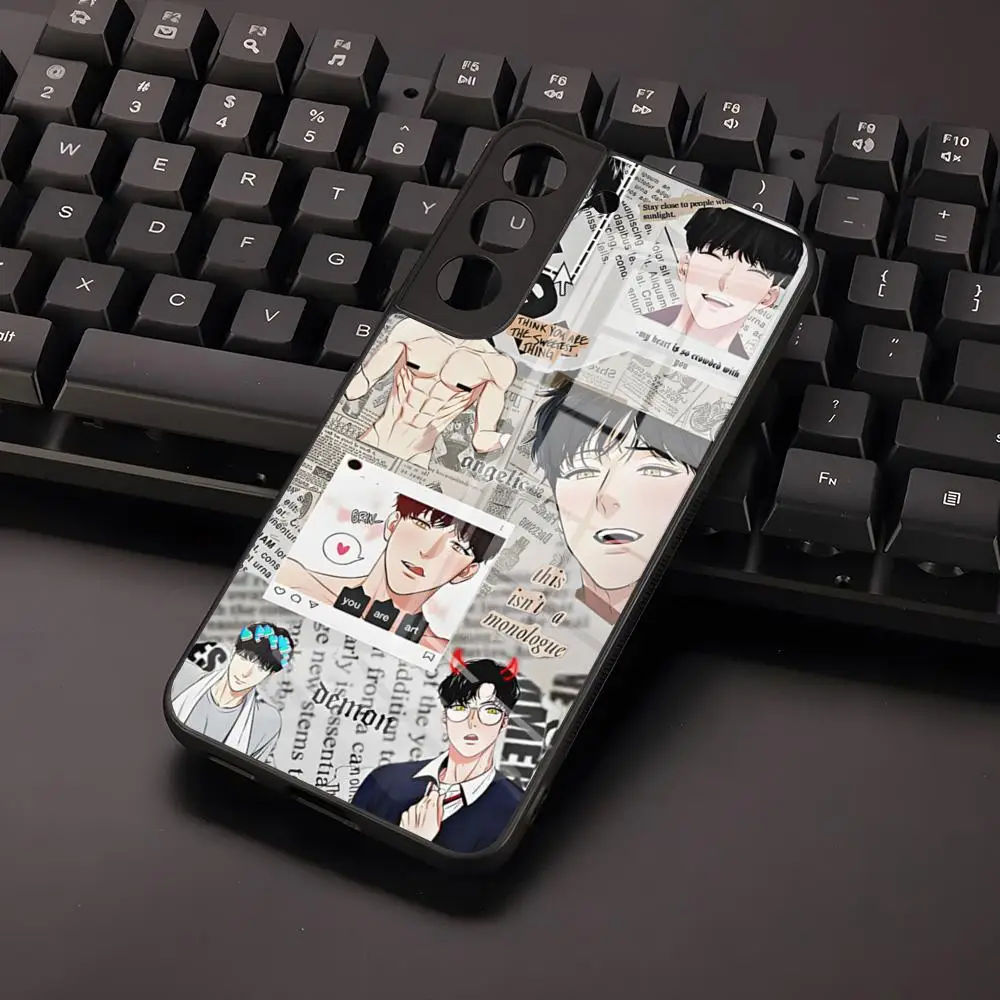 Чехол для телефона BL Comics Samsung S24 S23 S21 S20 A34 A54 A53 M54 Note 20 Ultra Plus 2024 стеклянная крышка