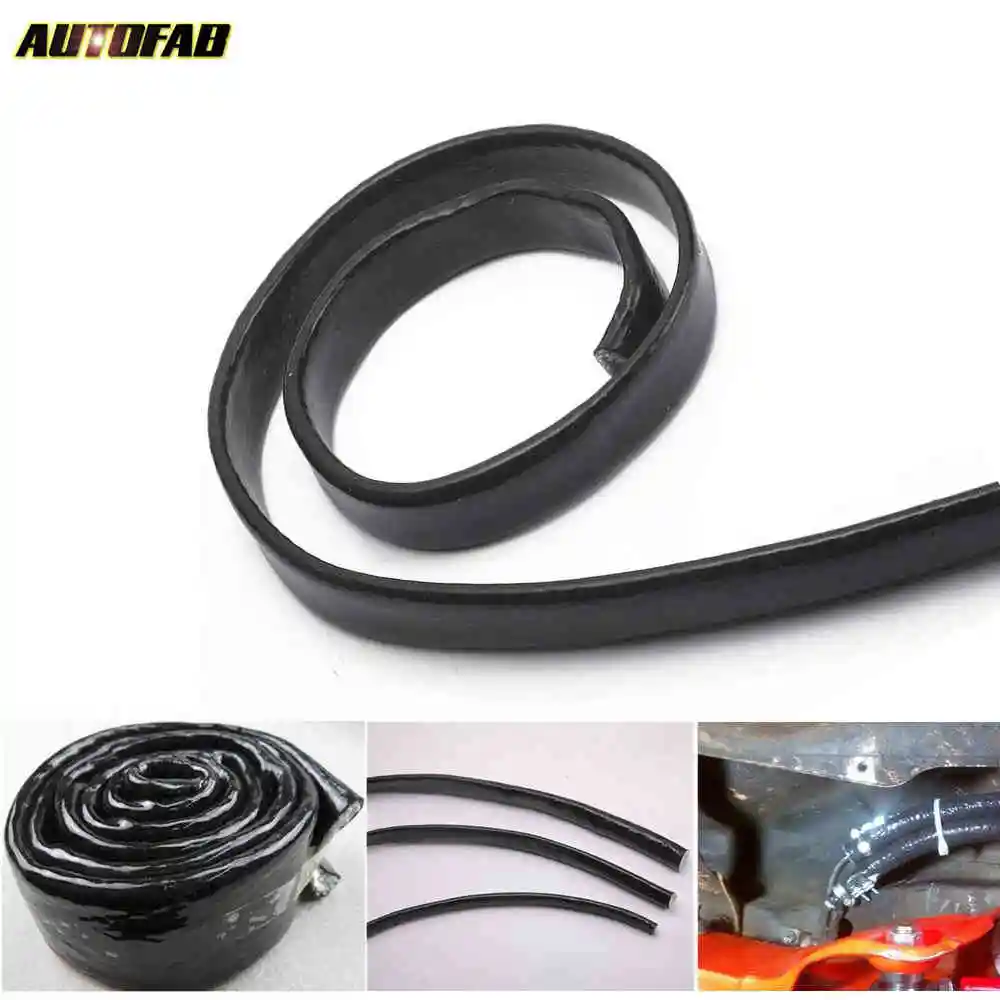 

High Temperature Heat Flame Fire Resistant Firesleeve AN10 Black 5/8X1M ID:16MM For Honda Civic 2006-2011 AF-FHGAN10