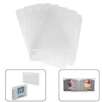 1 pc for n64 snes transparent game box protectors for super n64 strong 0 5mm plastic case box game card cartridge