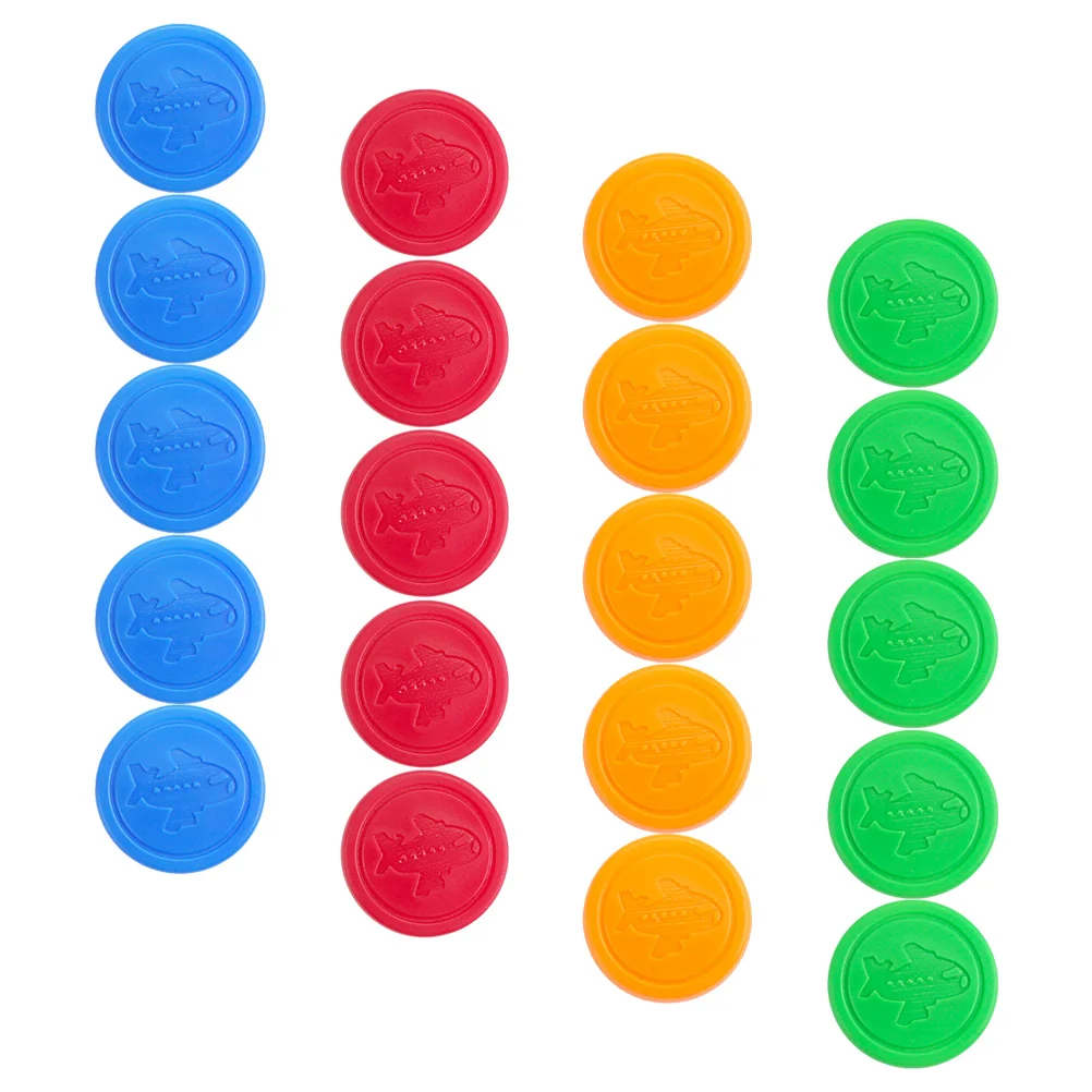 

20 Pcs Flying Chess Pieces Puzzle Toys Flight Chess Accessory Multicolor Ludo Go Board Chess Pieces Pp Game Board Pieces Child