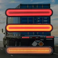 tail lights led car truck accessories turn signal light strip indicator lights 3 in 1 4 in 1 flowing brake stop neon led lamp