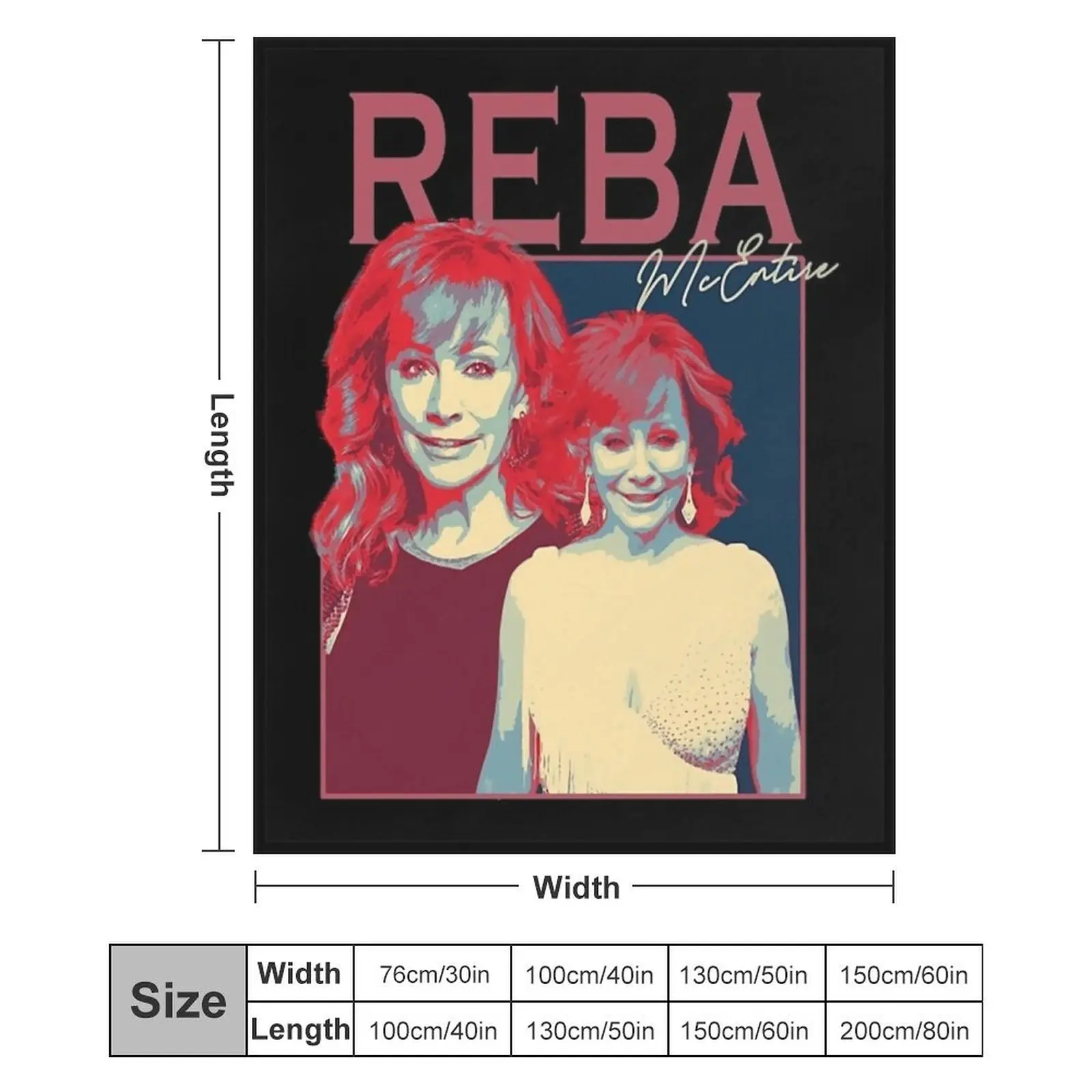 Пушистое одеяло Reba McEntire Country