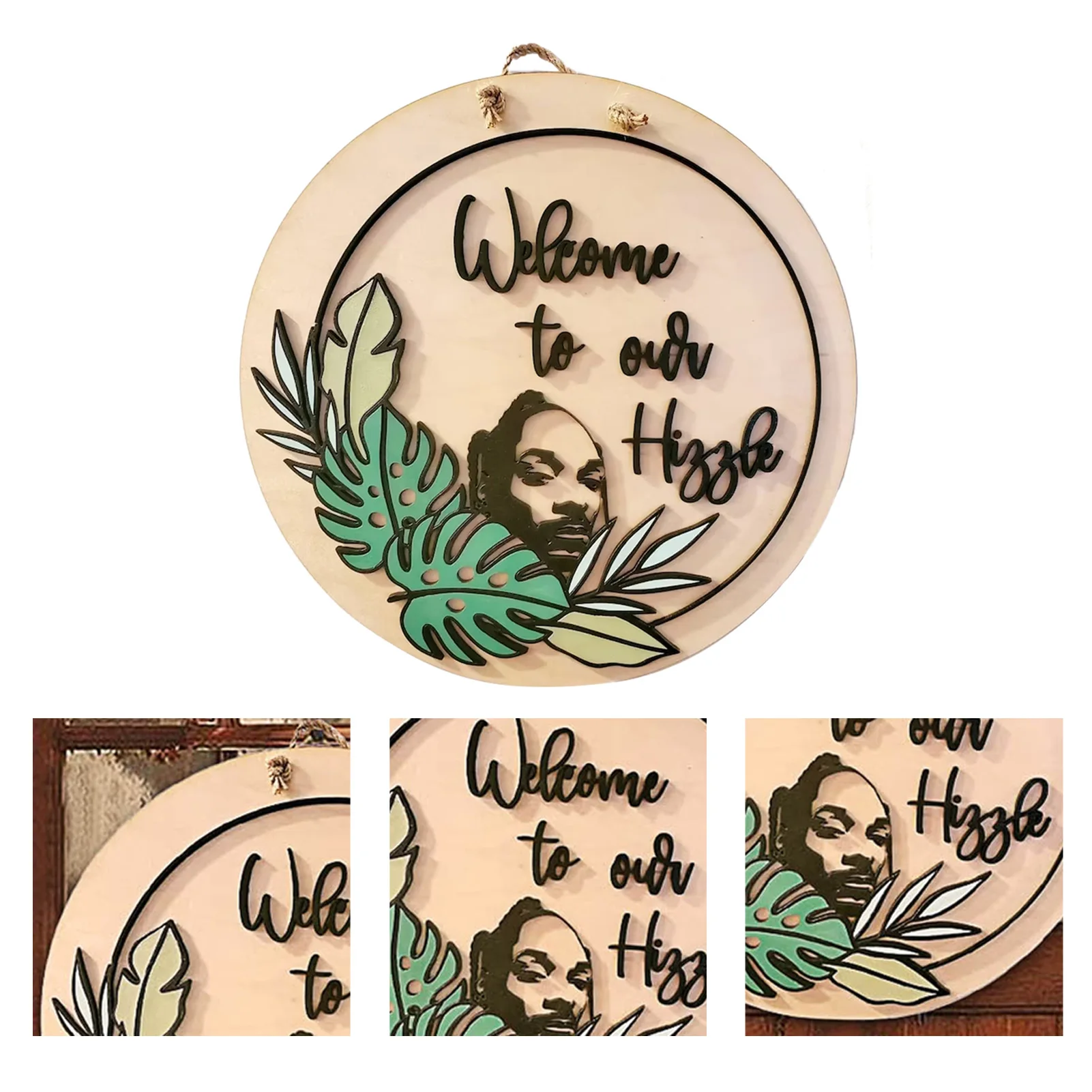 

Домашняя входная дверь, знак Welocome, легкий прочный деревянный кулон для украшения домашней входной двери