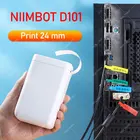 Устройство для изготовления этикеток NiiMbot D101, портативная лента для принтера этикеток с беспроводным соединением для телефона, планшета, простая в использовании, для офиса и дома