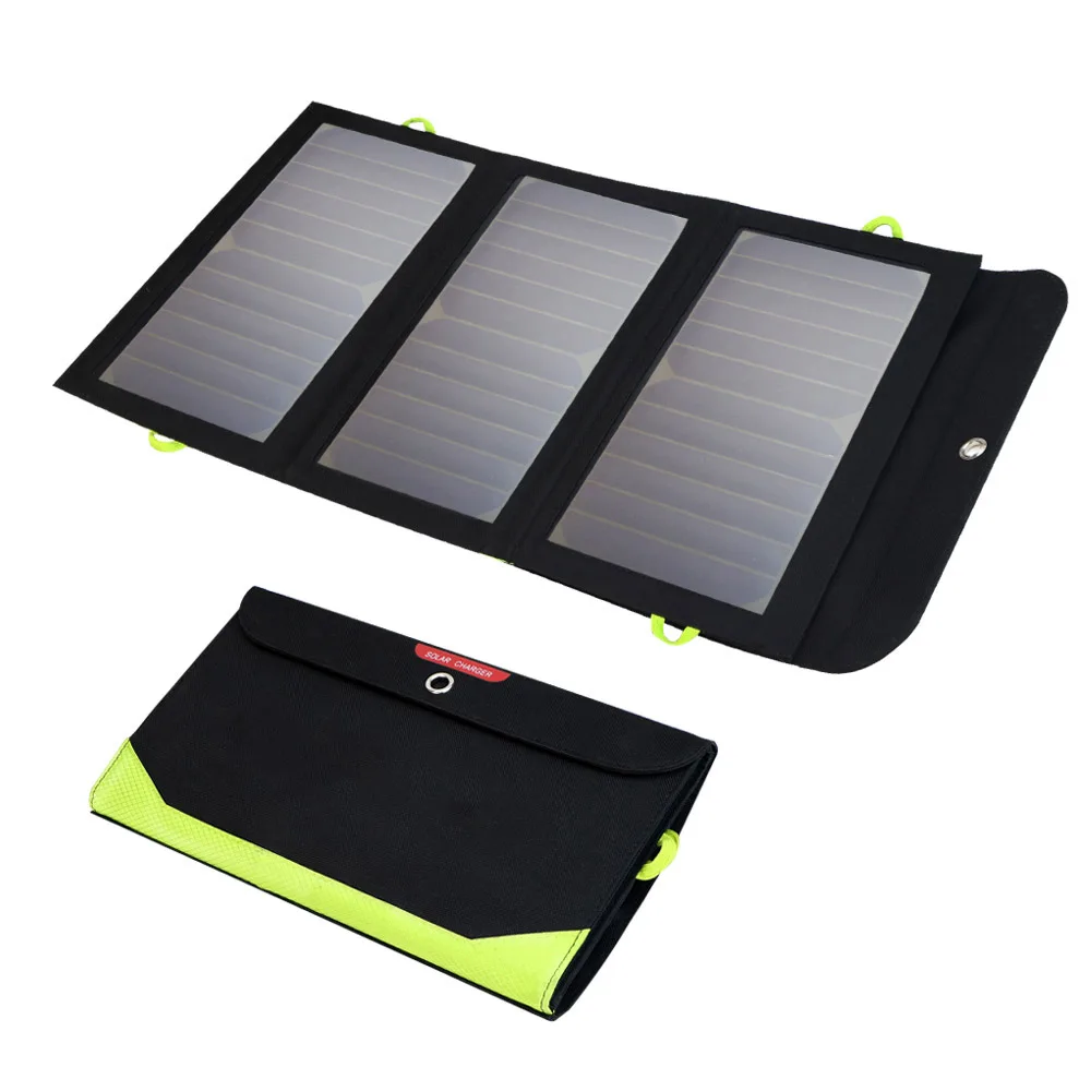 

Solar Panel 5V 21W Built-in 10000mAh Battery Portable Solar Charger Waterproof Solar Battery for Mobile Phone Outdoor
