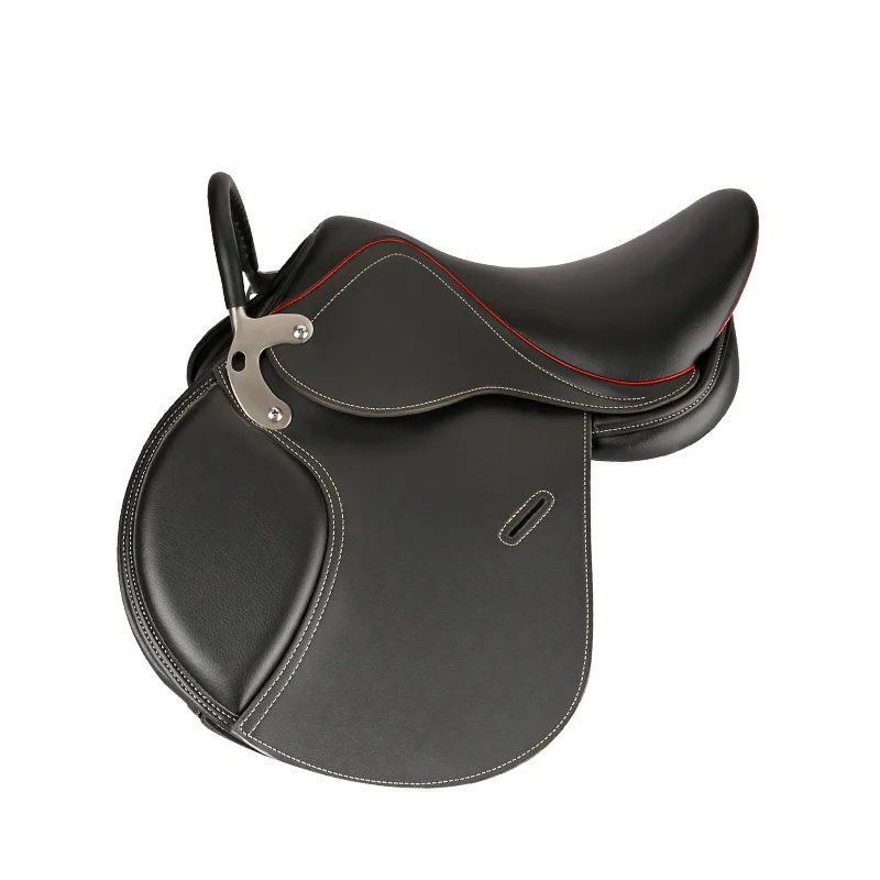 Cavassion English Saddle Comprehensive Pony Saddle for Little Rider Kid Horse Riding Saddle Synthetic Saddle