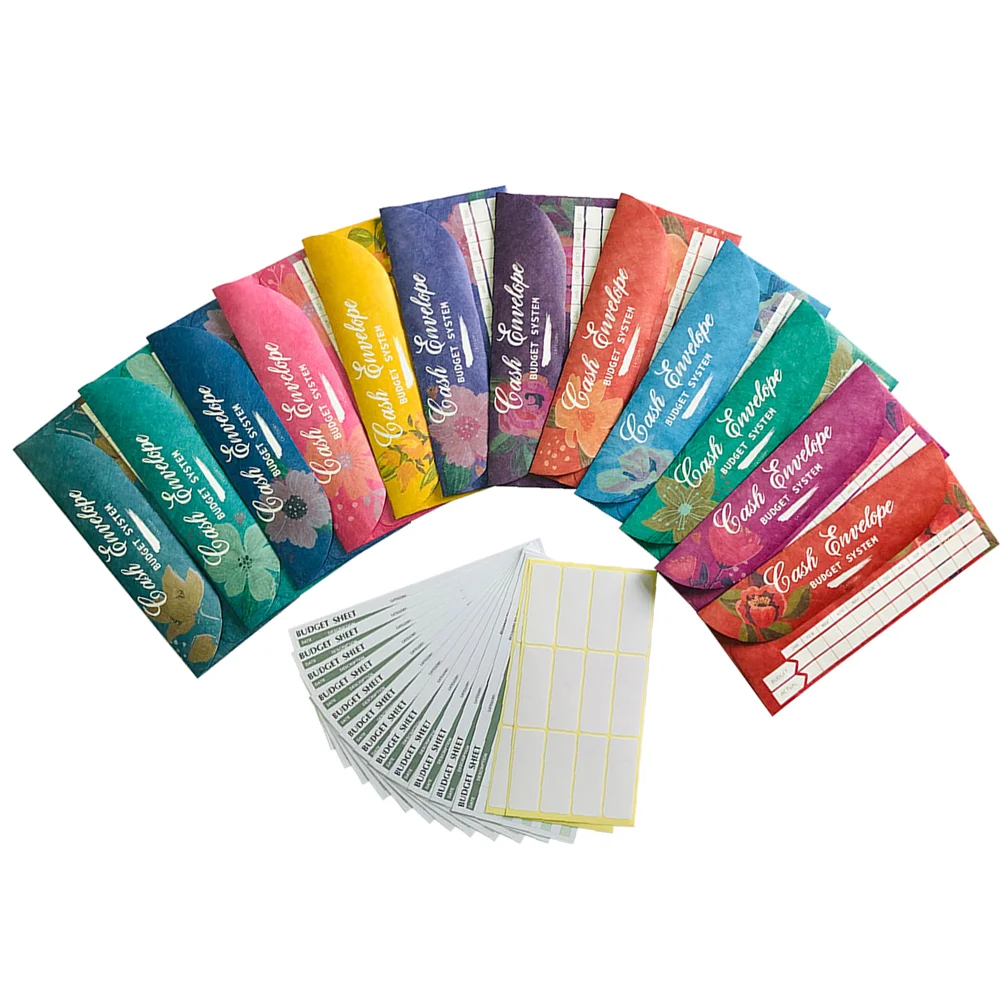 

12pcs Cash Envelopes High-grade Elegant Creative Letter Covers Cash Budget System Invitation Envelopes for Post