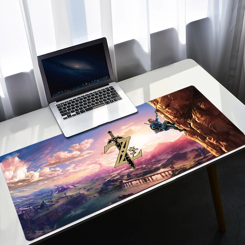 

Mousepad Gamer Mouse Pad Xxl Zelda Pc Accessories Gaming Laptops Desk Protector Keyboard Mat Deskmat Large Mats Anime Mause Pads