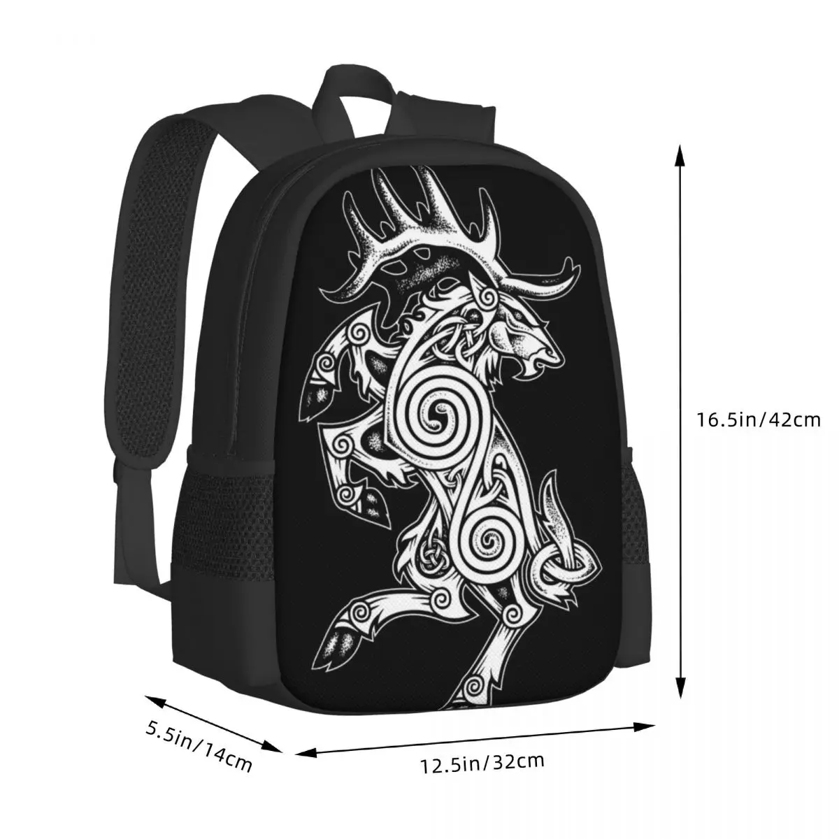Celtic Elk Rampant Backpack for Girls Boys Travel RucksackBackpacks for Teenage school bag