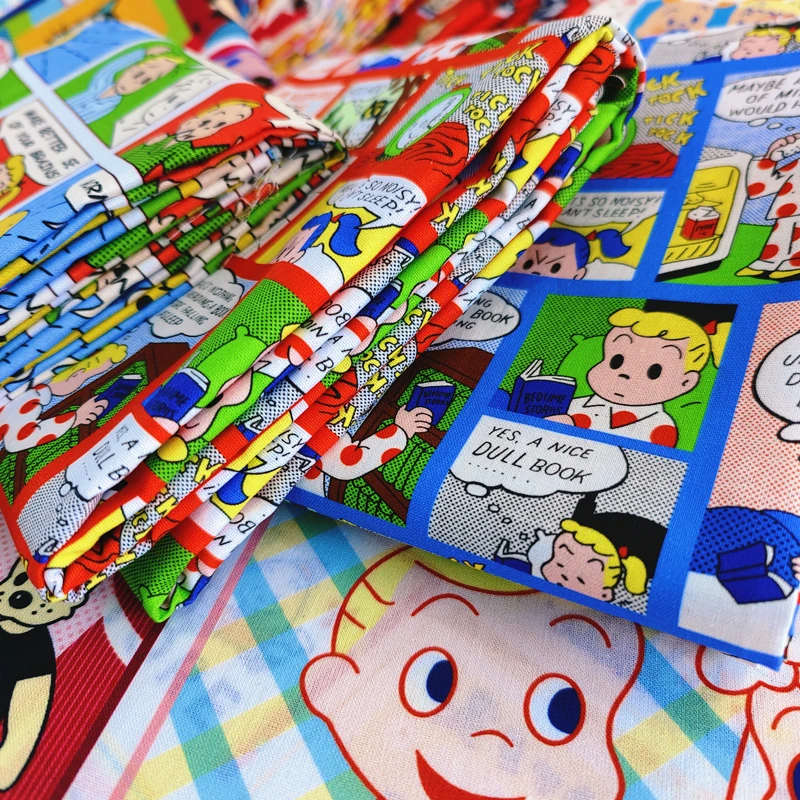 Ткани из чистого хлопка 20 мультяшная Осаму Харада хлопок с цифровой печатью