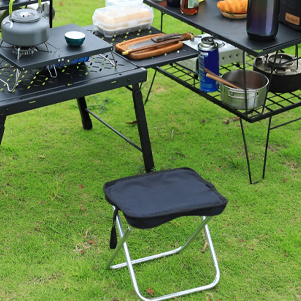 

Folding Chair Portable Stools Foot Equipment Foldable Camping Cloth Collapsible