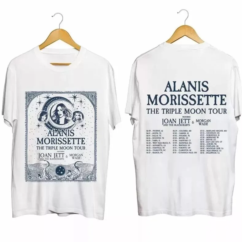Рубашка Alanis Morissette The Triple Moon Tour 2024 подарок для фаната все цвета
