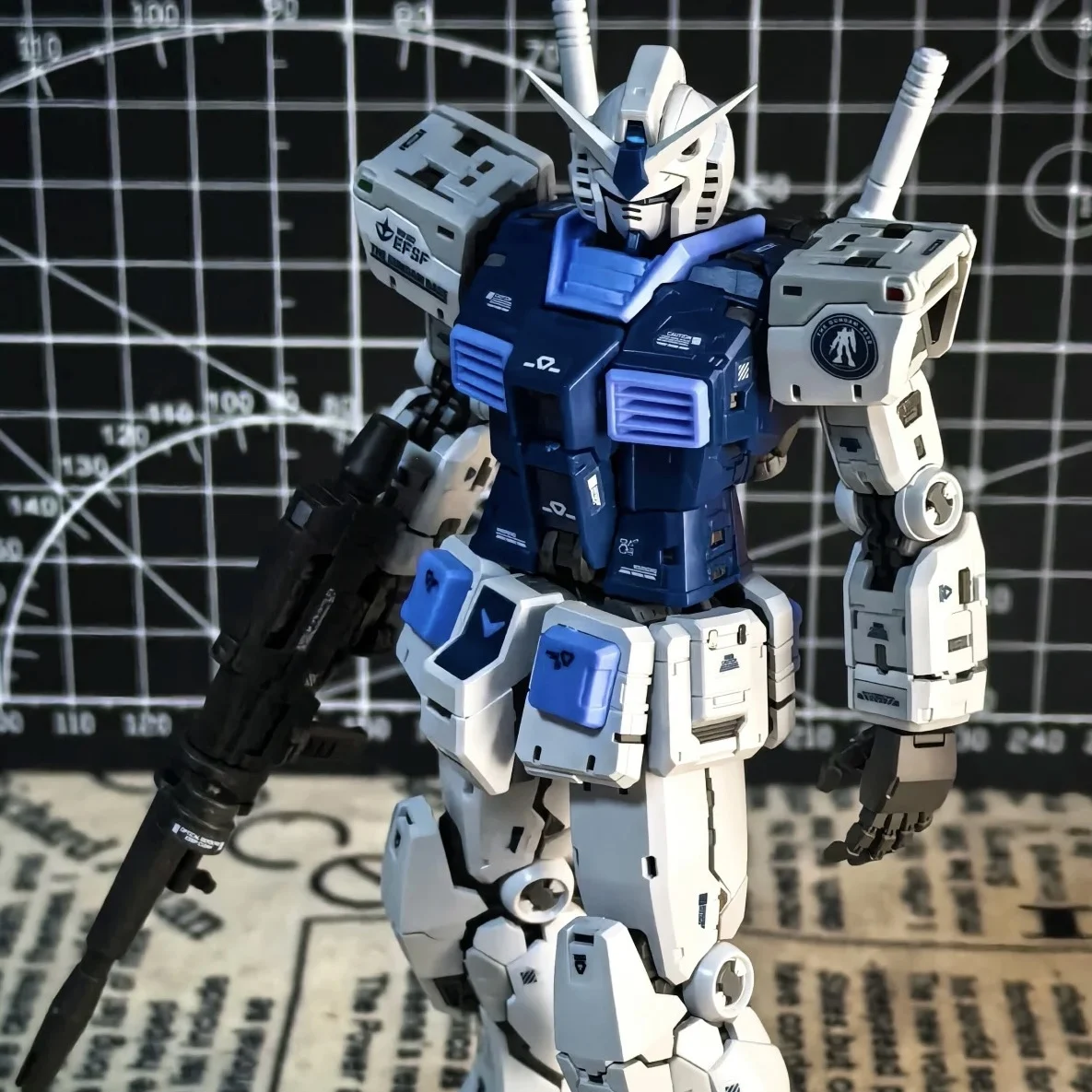 Фото Changlong Model 5501 RG 1/144 Rx-78-2 Ver 2,0 подвижные шарниры в сборе, комплект модели робота, высокое качество, коллекционная для детей №4