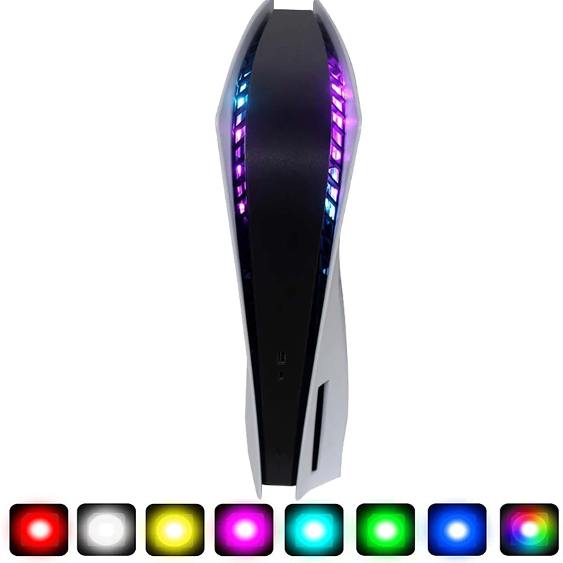 

For PS5 Console RGB Symphony Marquee LED Light Strip USB Smart Remote Control Decorative Light Bar Pickup 8 Lighting Effects
