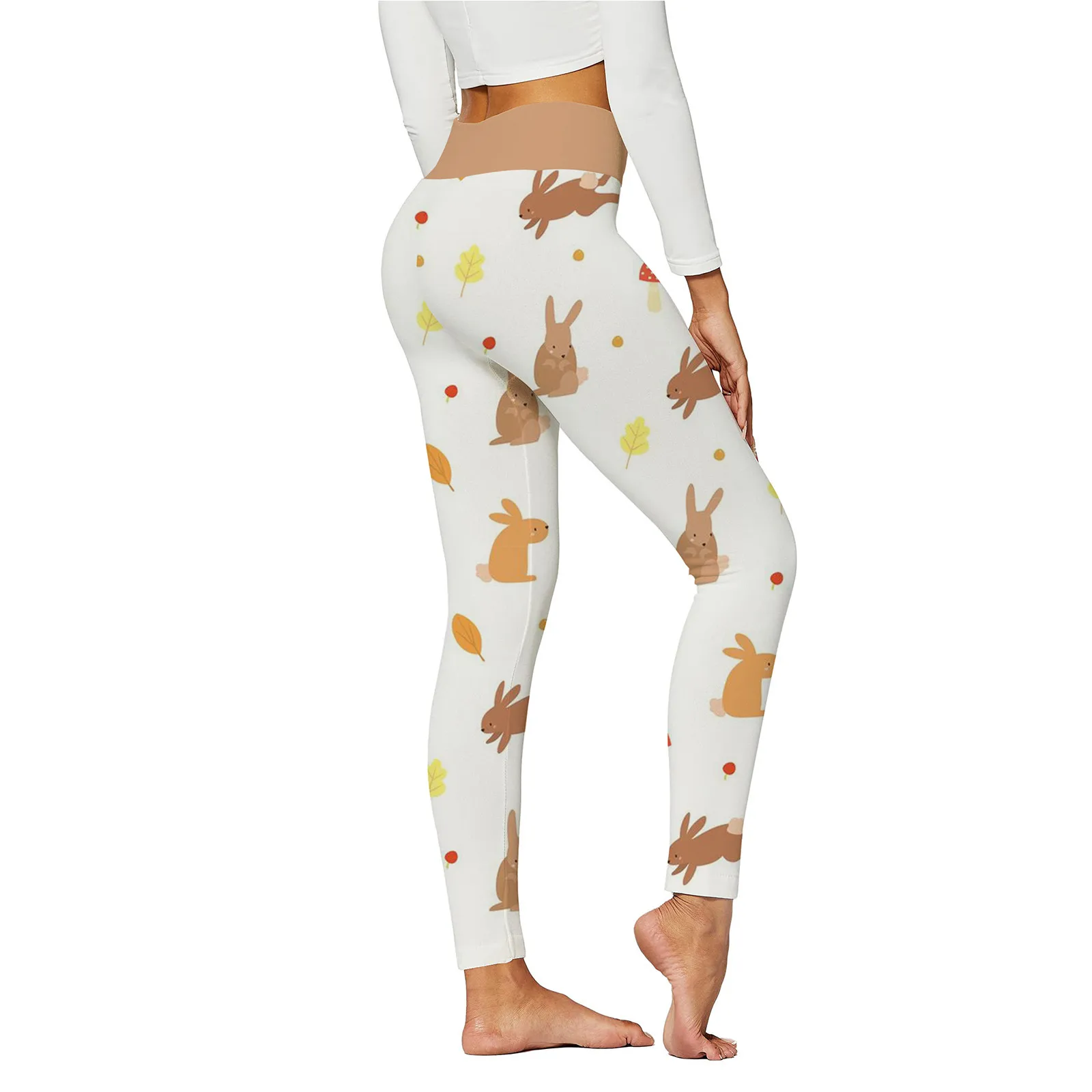 

Women Easter Printed Trousers Pant Leggings High Waist Workout Running Sports Tights Butt Lift Yoga Pants Woman Yoga Pants Set