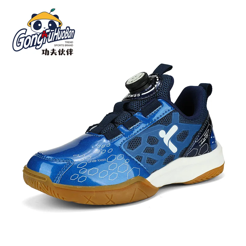 Teenager Tennis Shoes Children's Table Tennis Shoes Boys and Girls Fast Lacing Indoor Training Badminton Shoes Sneakers