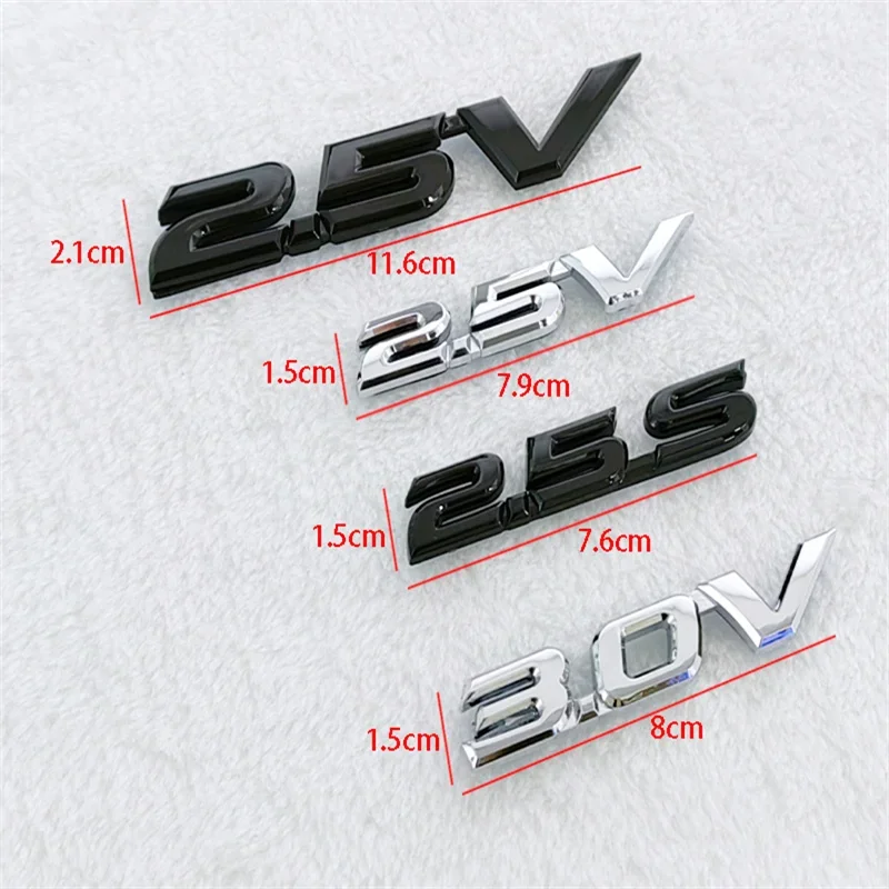 ABS боковая эмблема кузова автомобиля наклейка на багажник украшение для Toyota 2.5V 2.5S