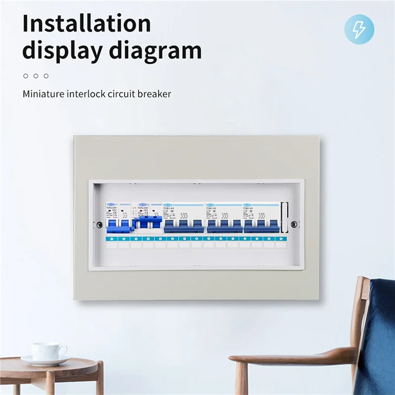 2P + AC двойной мощности ручной резервный выключатель MCB 50 Гц/60 Гц 63А