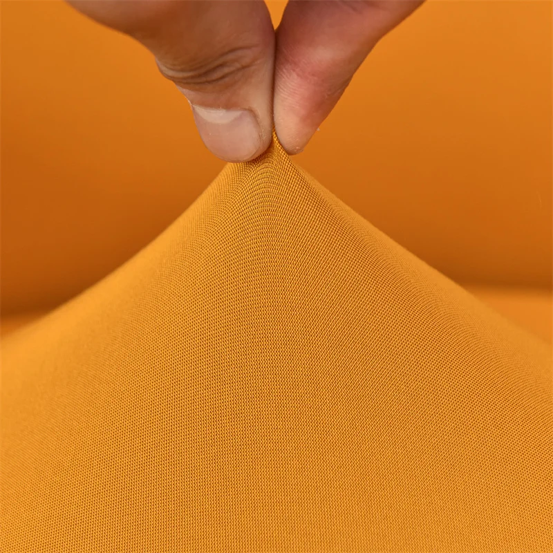 Однотонный чехол для дивана из спандекса расслабляющий эластичный одноместного