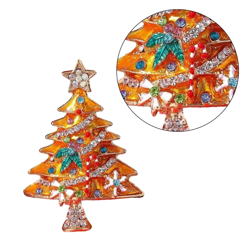 

Набор булавок для рождественской елки, разноцветная рождественская брошь, набор булавок для женщин и девочек