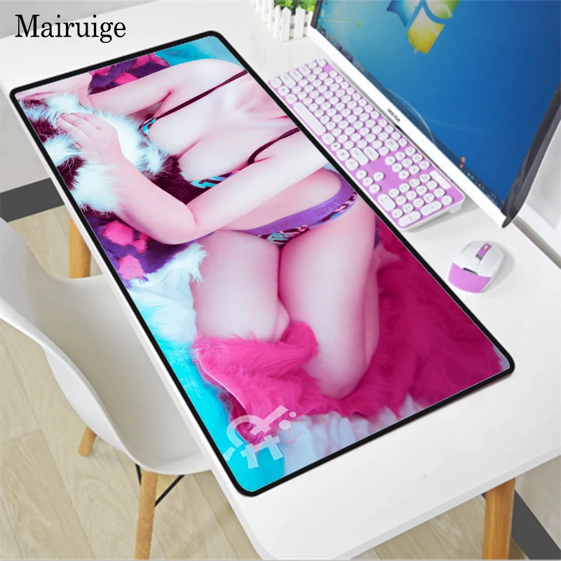 

Temptation Girl Pattern Anime Mouse Pad Gamer Accessories XXL Anti-slip PC Computer Keyboard Desk Mat Gaming Mousepad Lockedge