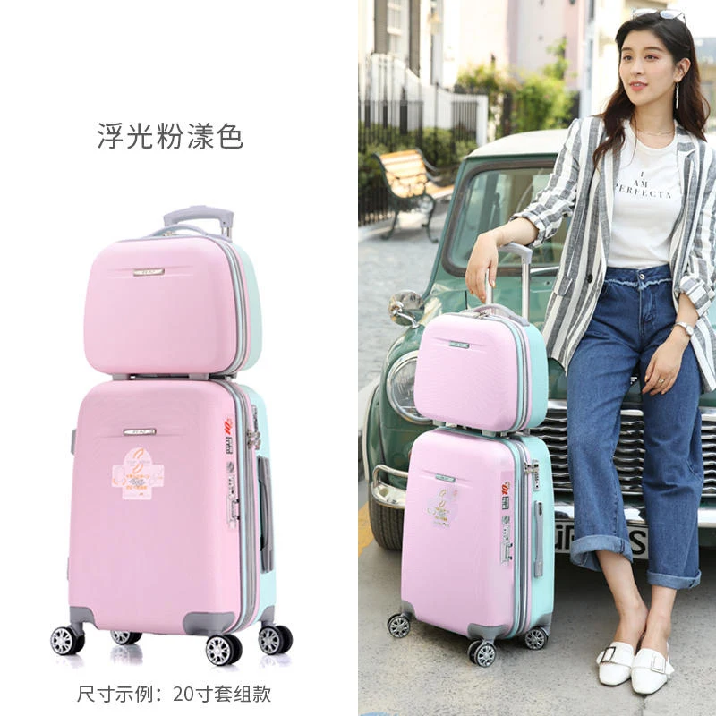 Расширяющийся чемодан для женщин новый высококлассный комбинированный