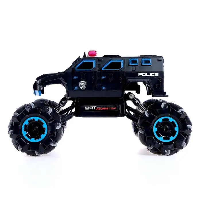 Car radio-controlled &quotJeep Acrobat" 4WD movement in all directions battery color blue | Игрушки и хобби