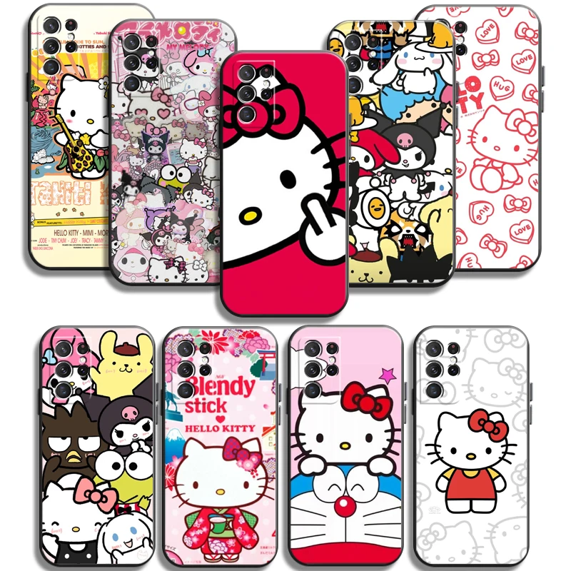 

TAKARA TOMY Hello Kitty Phone Cases For Samsung Galaxy S20 FE S20 Lite S8 Plus S9 Plus S10 S10E S10 Lite M11 M12 Back Cover