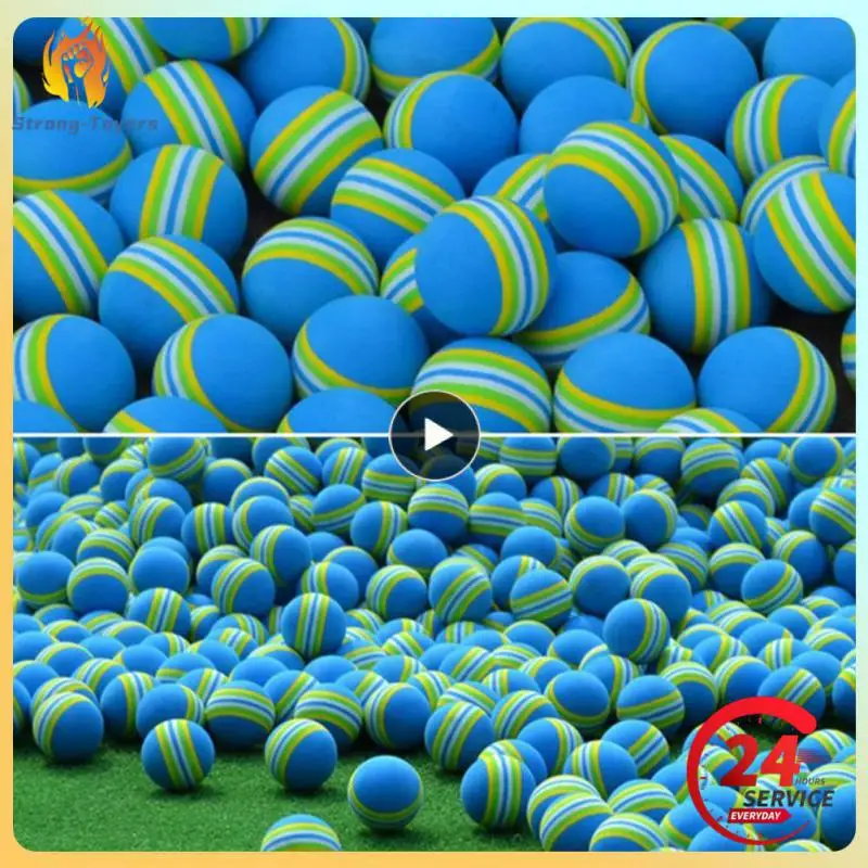 Dia.40mm Training Aid Indoor Practice Ball Training Ball Golf Ball Sponge Ball Convenient Toys Eva
