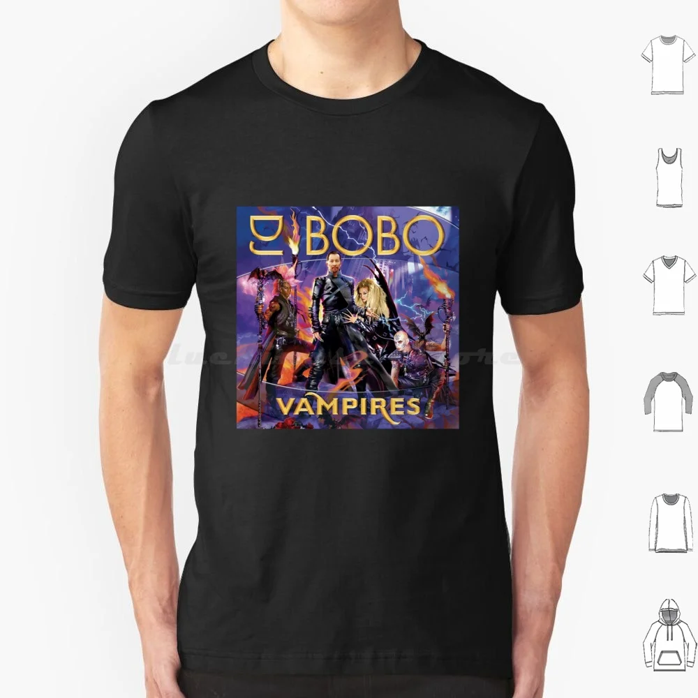 Фото Dj Bobo Vampires Обложка альбома Футболка Мужчины Женщины Дети 6xl Dj Bobo Rene Baumann Eurodance Bobo Circus Planet Colors Piraci Of №1