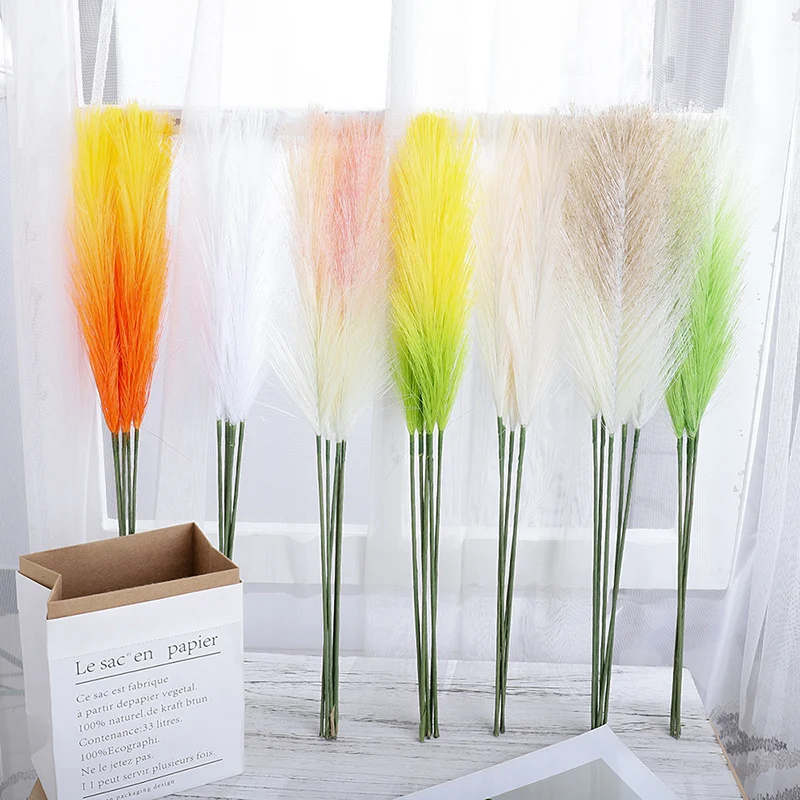 5 шт.Искусственные цветы пампасная трава тростник большое искусственное