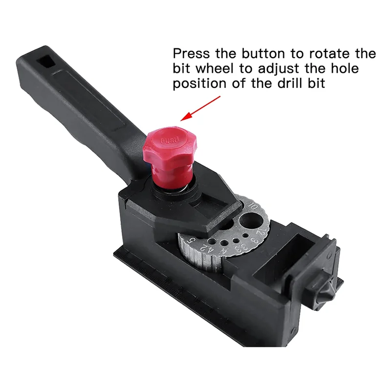 Направляющая для дрели регулируемый Самоцентрирующийся набор джиг дюбеля 3-12 мм