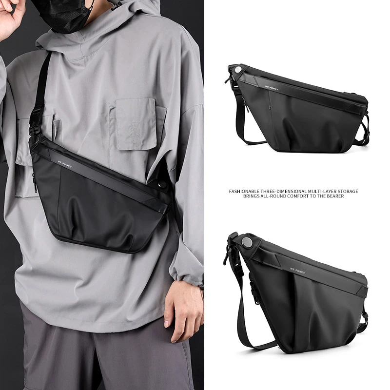 

Casual Waist Chest Men Anti-theft Sport Brand Design Packs Storage Bag Crossbody Male Quality Pocket Waterproof Bags Top Nylon