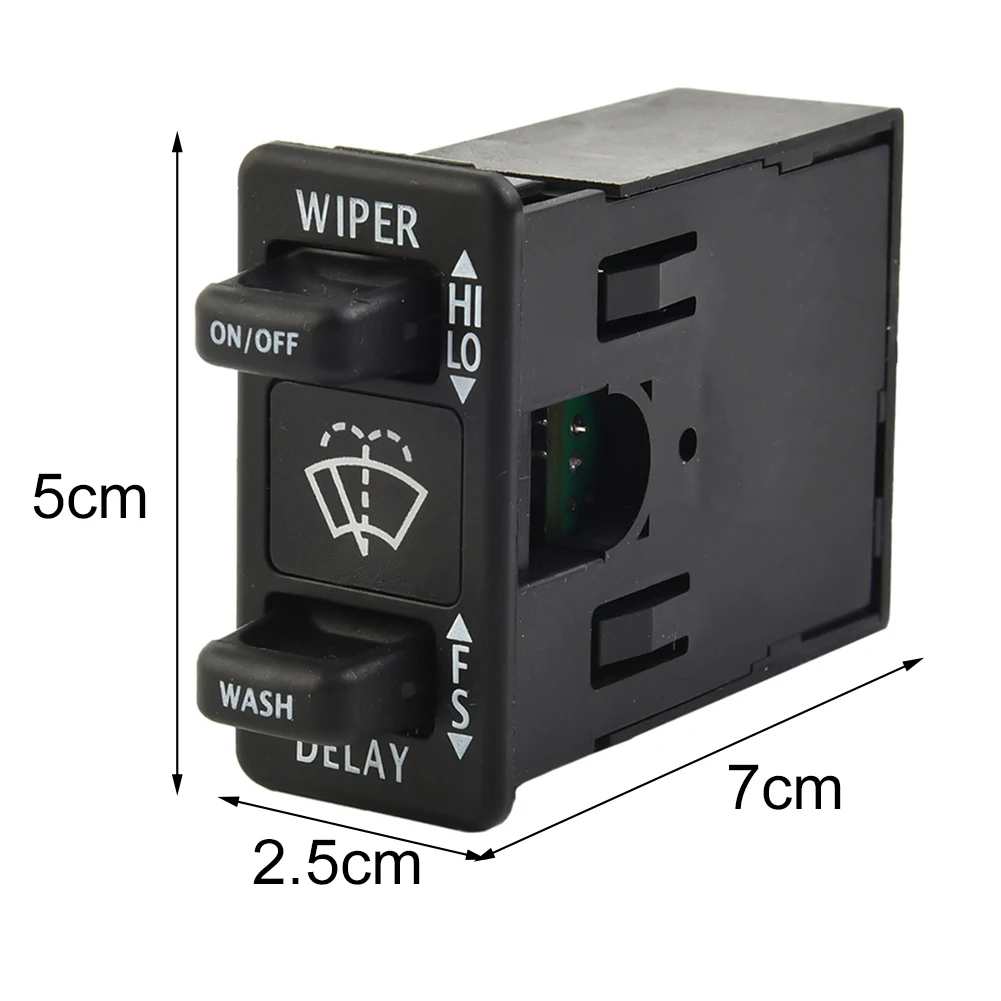 

Wiper Control Switch For Freightliner-Columbia 2000-2017 Black Power Wiper Control Switch 0623096002