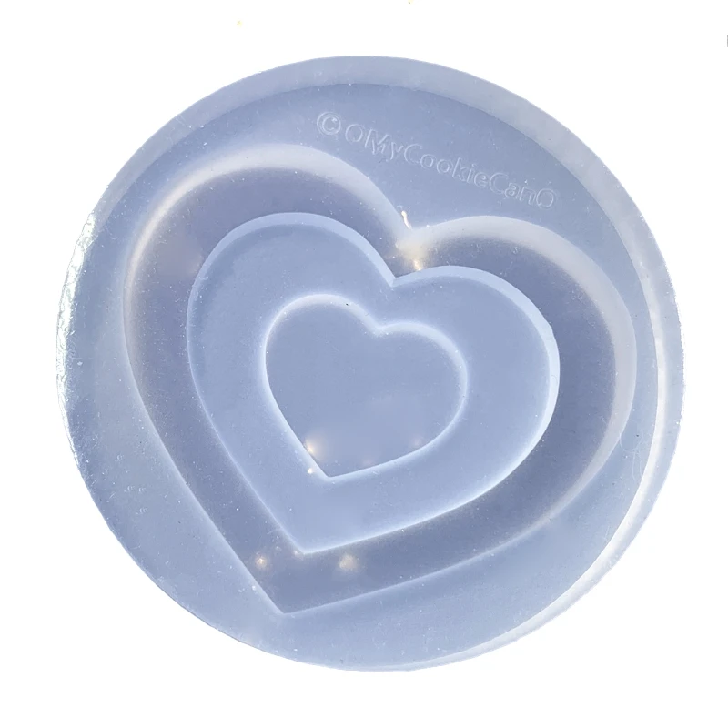 

95AB Геометрия полые любовь звезда каучук силиконовая форма женщина брелок декоративная подвеска зыбучий песок форма для DIY ремесла