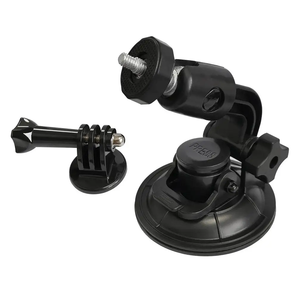 

Suction Cup Mount Action Camera Dash Cam Suction Mount Compatible With Gopros Hero 4/3/3/2 360 Rotation Heavy Duty With 1/4 Thre