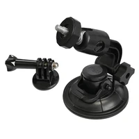 suction cup mount action camera dash cam suction mount compatible with gopros hero 4332 360 rotation heavy duty with 14 thre