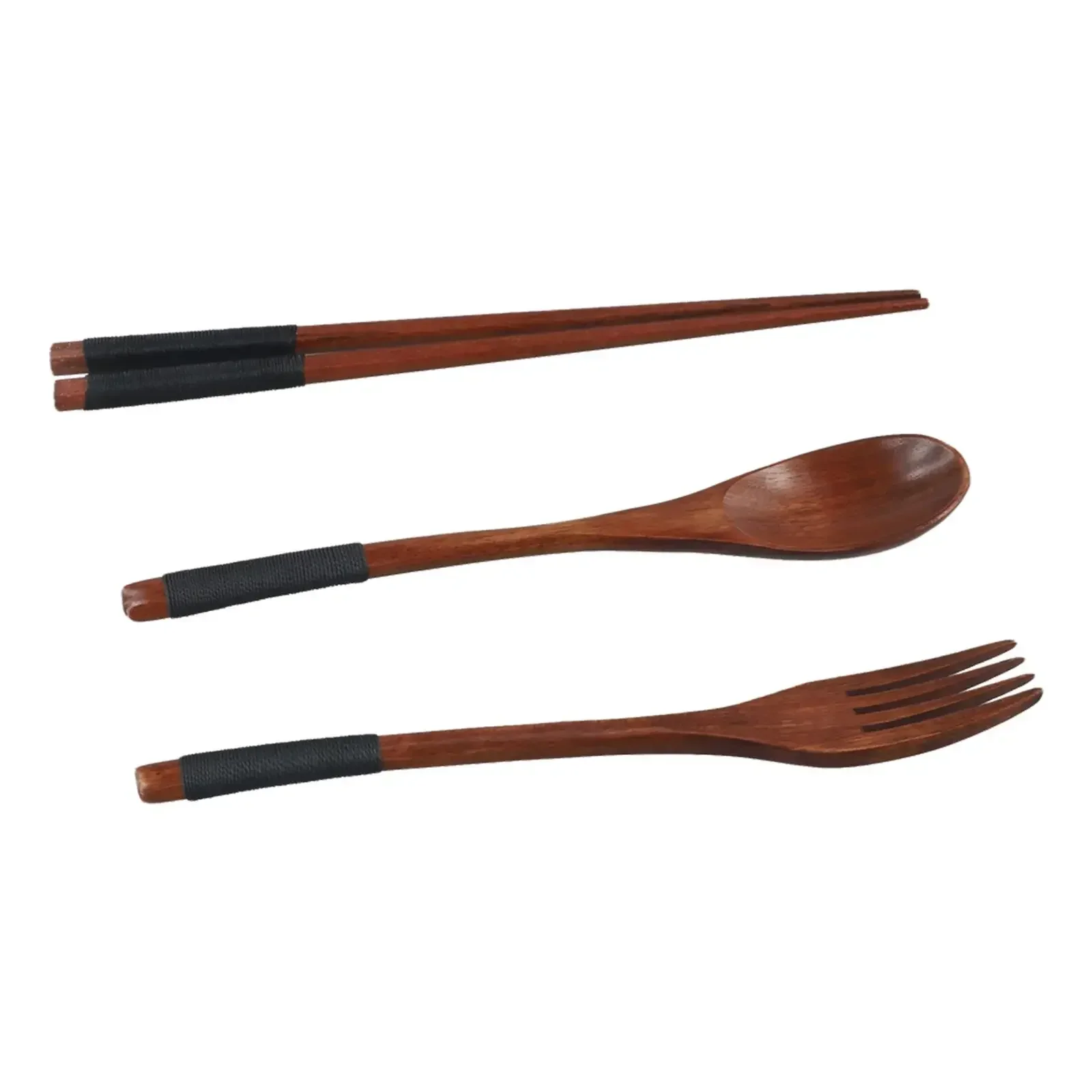3 шт. набор деревянных столовых приборов