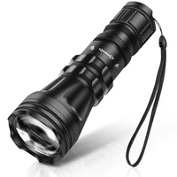 uniquefire upgraded 2001 850nm led infrared radiation flashlight night vision adjustable focus 5w 3 modes outdoor for hunting
