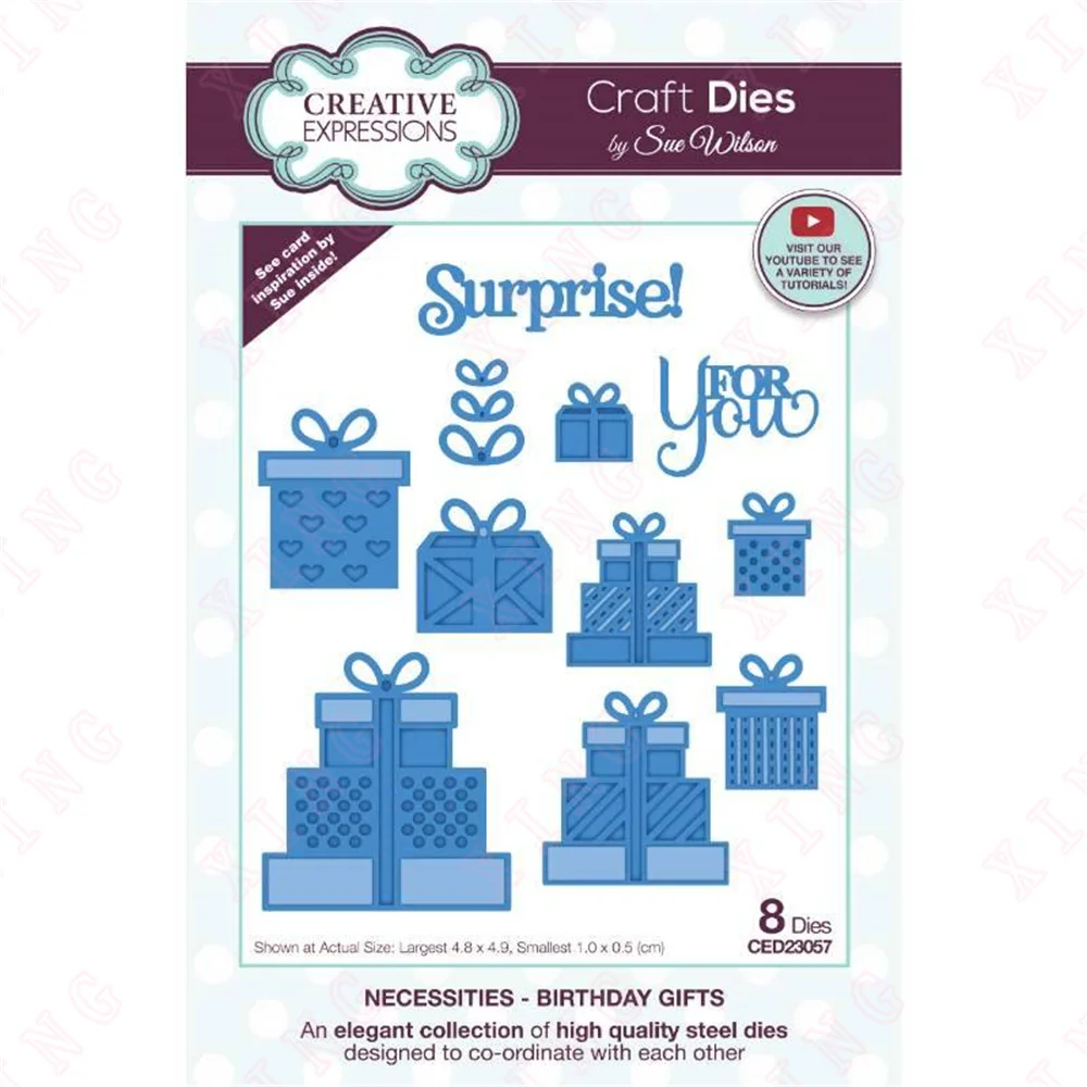 

New Metal Cutting Dies Scrapbook Decoration Embossing Template 2022 Diy Handmade Craft Blade Punch Reusable Birthday Gifts Molds