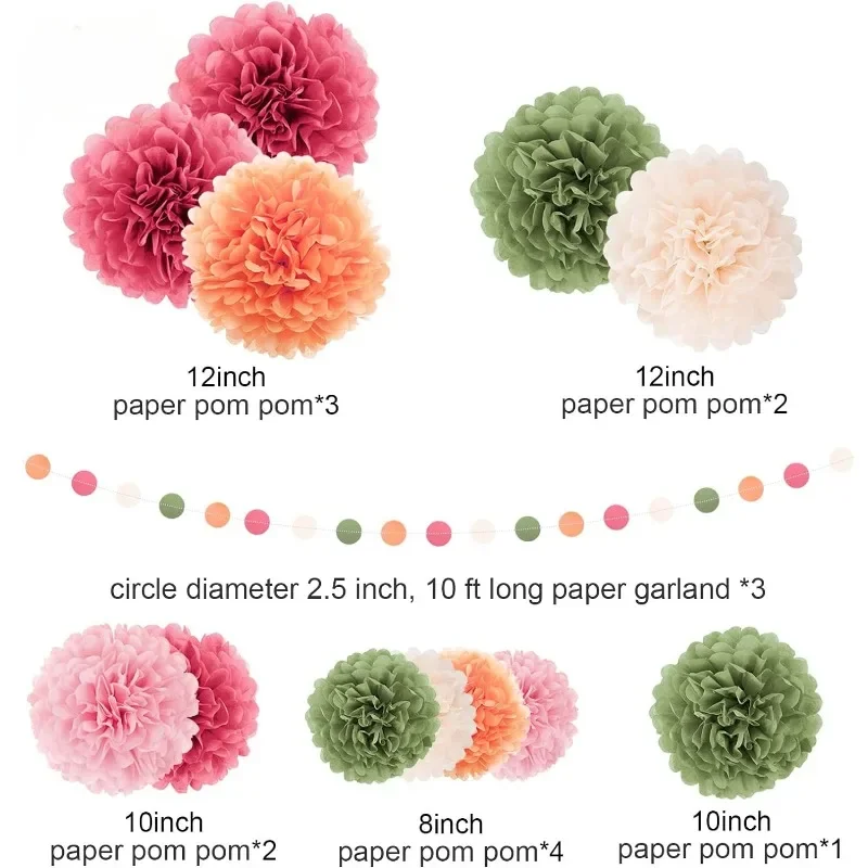 15 шт. Горячий Розовый Шалфей зеленая бумага цвета слоновой кости фотообои для