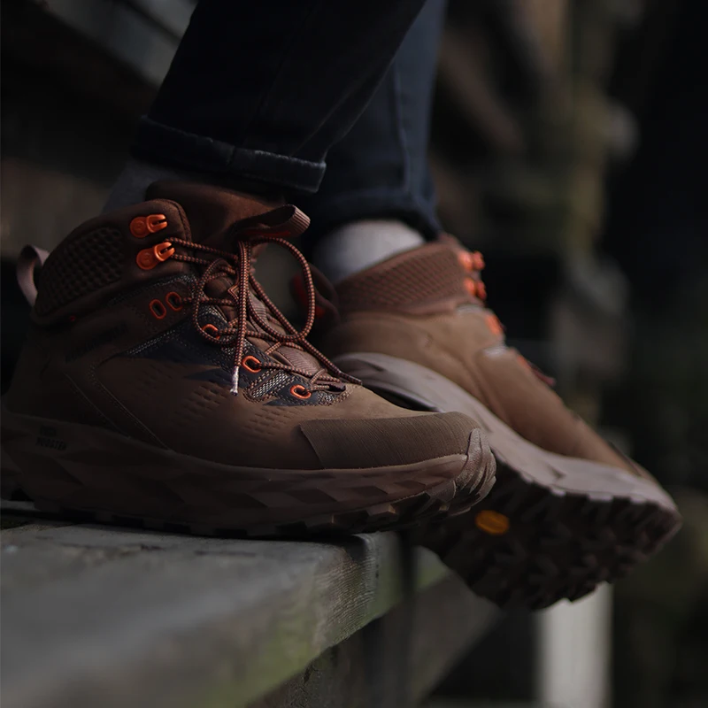 ROCKROOSTER Outdoor Hiking Shoes Top Layer Cowhide Waterproof Non-Slip Military Sneakers Cross-Country Desert Trekking Boots