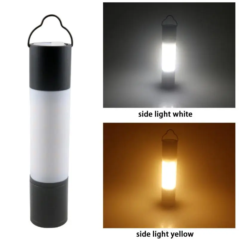 

1pcs USB Rechargeable Hanging Flashlight Zoomable Aluminum Alloy LED Torch Camping Tent Lamp Outdoor Night Light Flashlight