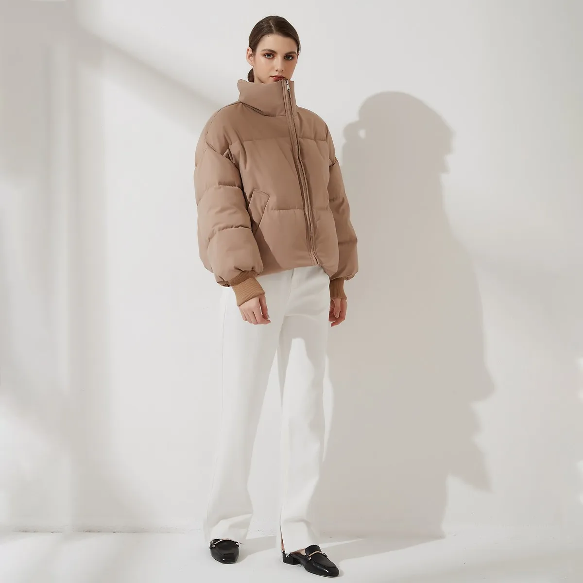 2021 Fashion Women Thick Winter Parkas Casual Warm Cotton Jackets Coat Female Classic Zipper Outwear Autumn Street Wear