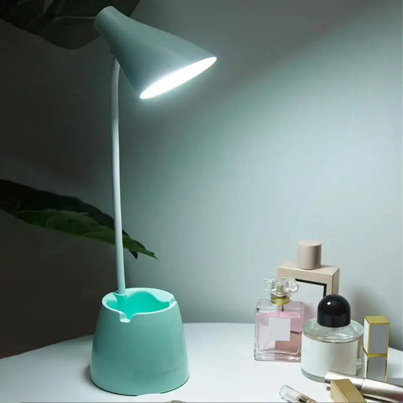 

Usb Rechargeble Stand Desk Light Night Light Led Table Lamps Dimmable Study Lamp Reading Lamp Eye Protection