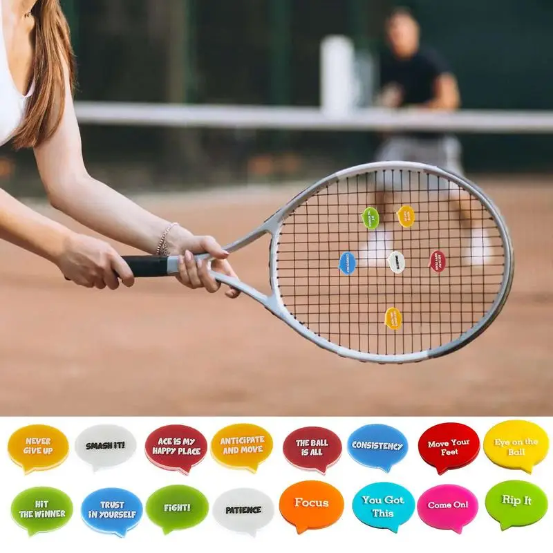 

Для тенниса, с гасителем колебаний 6/10 шт. силиконовый демпфер, ракетка для тенниса с боевым девизом, защитный демпфер ракетки для взрослых
