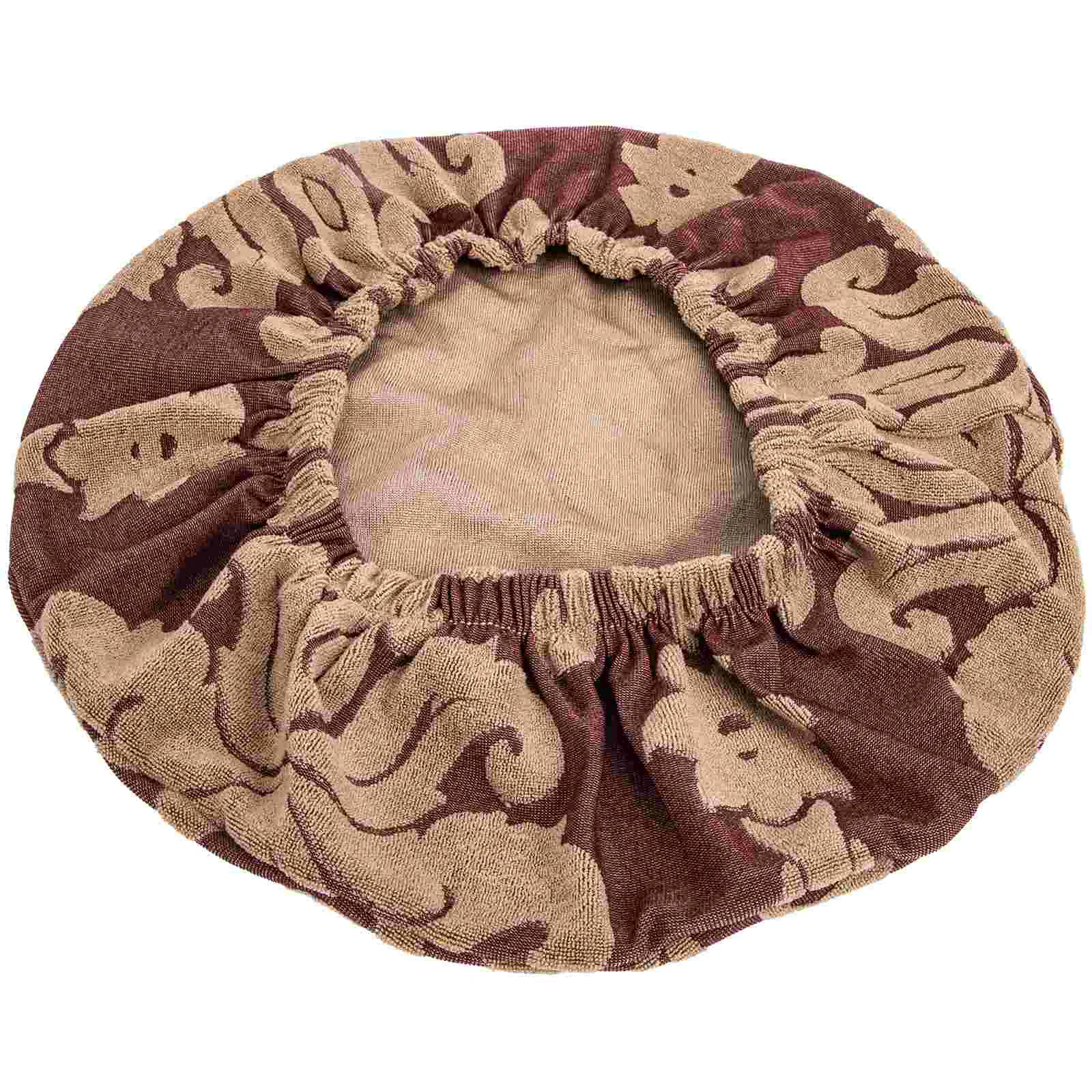 

Stool Covers Bar Round Cover Chair Cushion Cushions Protector Barstool Slipcover Circle Kitchen Removable Vanity Stretch Elastic