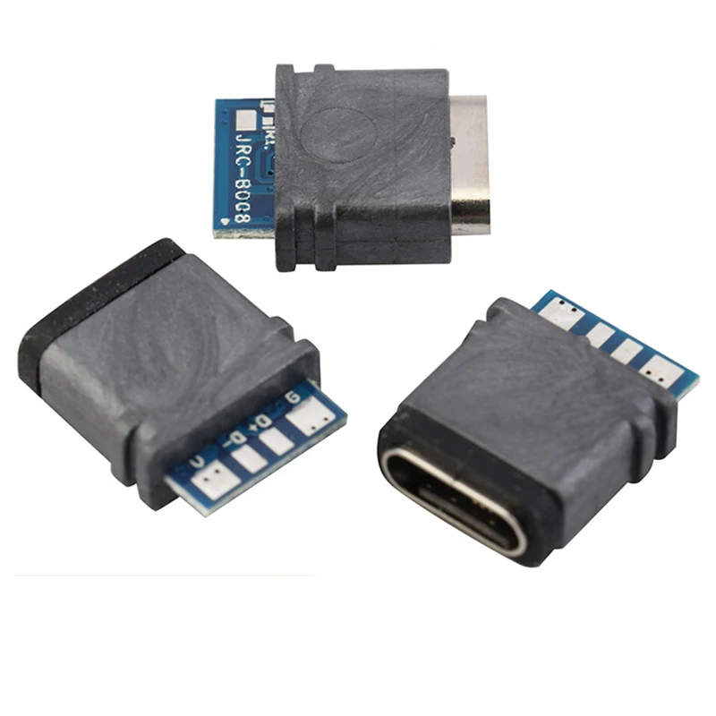 1-10 шт. водонепроницаемый разъем USB Type-C 4 контакта |