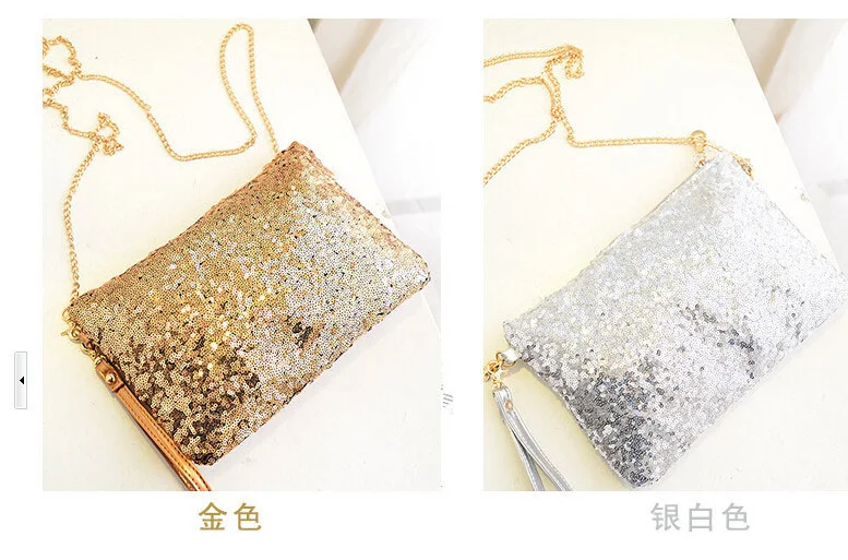 

Сумка-тоут женская на молнии, с блестками, 200 г/шт.