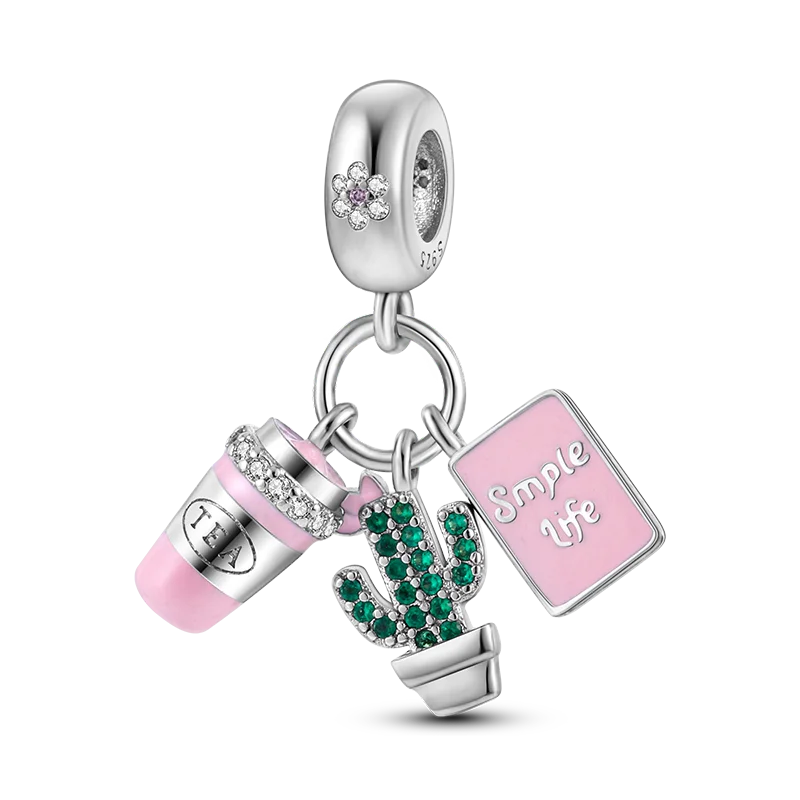 Лидер продаж Шарм-бусина серебристого цвета в форме когтя сердца подходит для